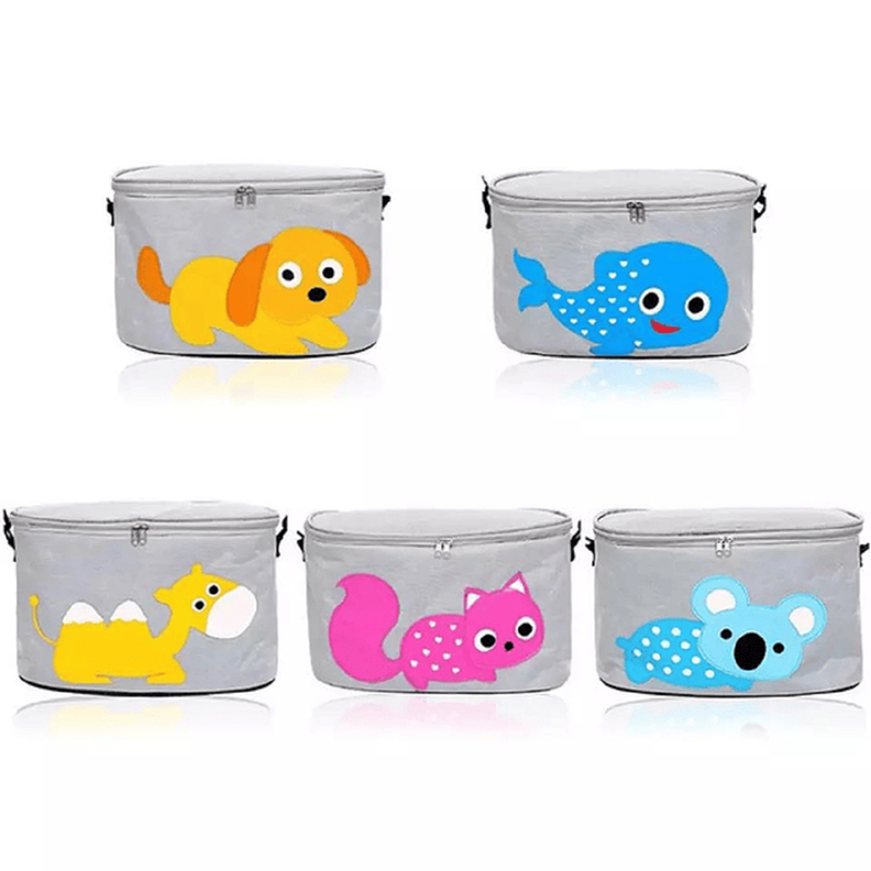 Organizador Coche Pañal Biberon Accesorios Dibujos Bebe Lau-2