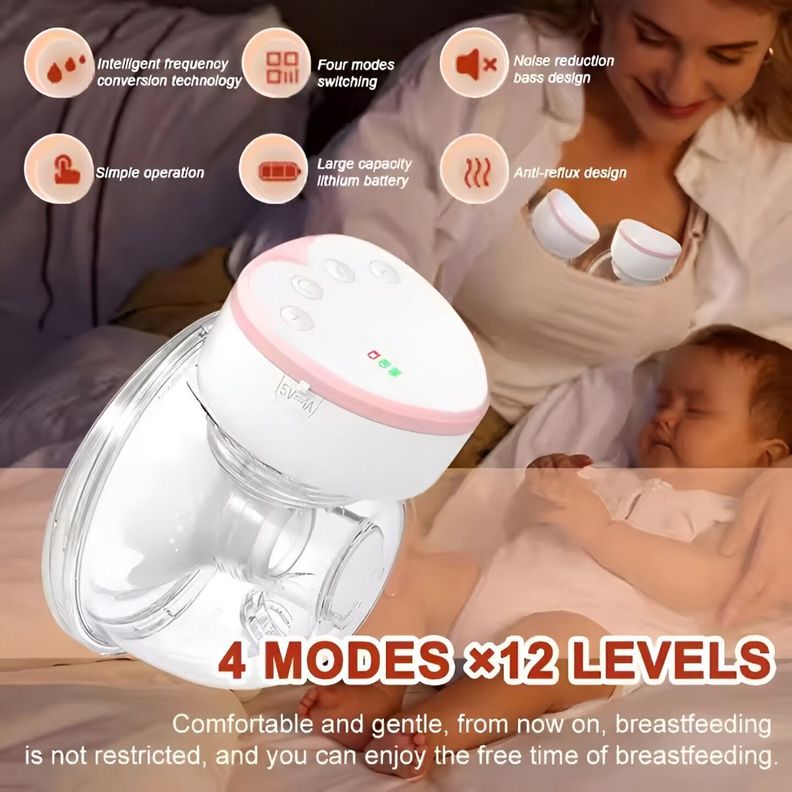 Sacaleche Extractor Leche Materna Inalámbrico Automático Jhn-4