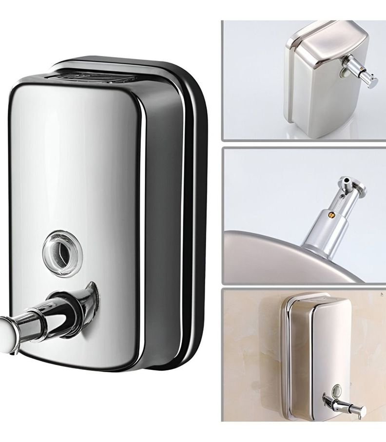 Dispensador Jabón Pared 1000ml Moderno Baño Cocina Jhn-1