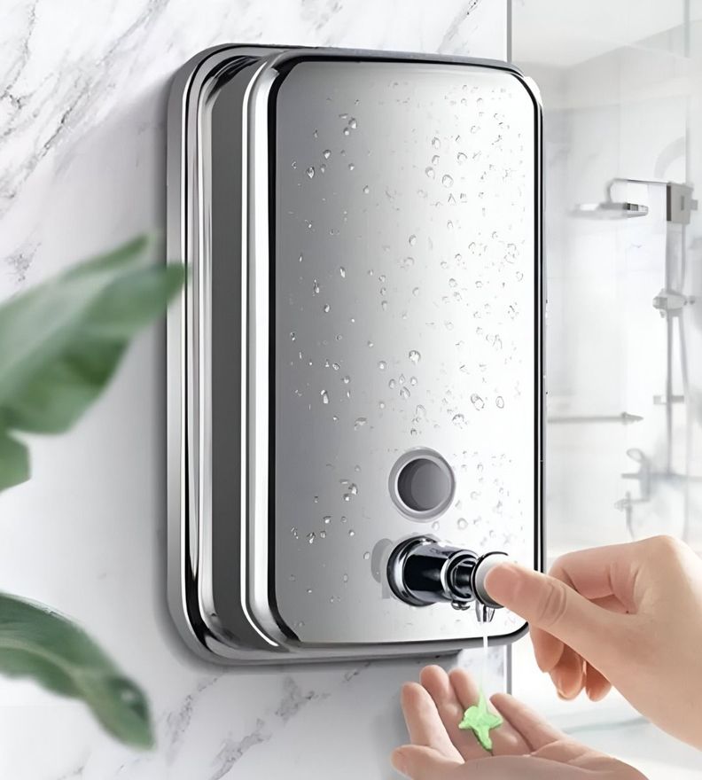 Dispensador Jabón Pared 1000ml Moderno Baño Cocina Jhn-7