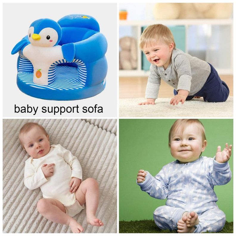 Puff Sofa Bebe Silla Segura Ergonomico Comodo Niño Lau-5