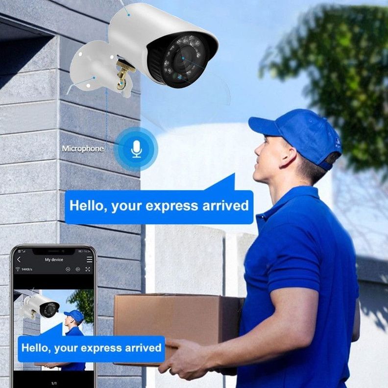 Kits Camara Seguridad Monitoreo Vigilancia Lau-3