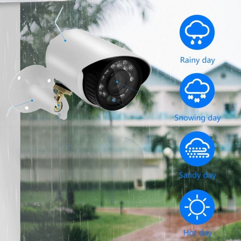 Kits Camara Seguridad Monitoreo Vigilancia Lau-4