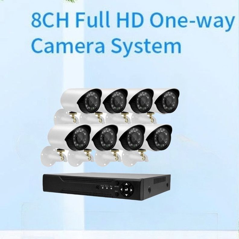 Kits Camara Seguridad Monitoreo Vigilancia Lau-8
