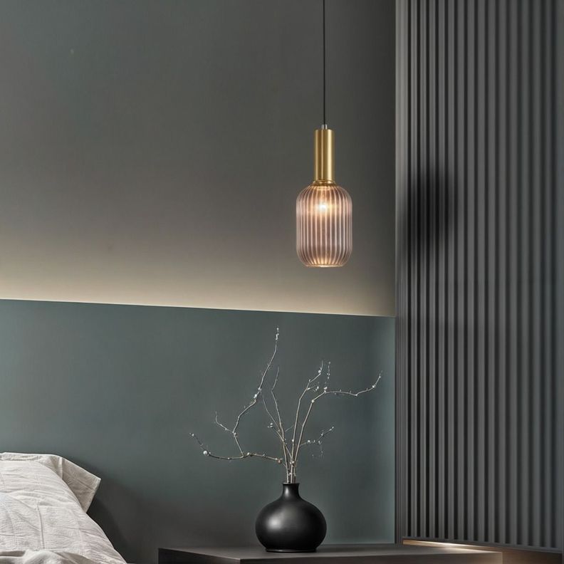 LÁMPARA COLGANTE Pantalla Moderna Vidrio Altura Ajustable-8