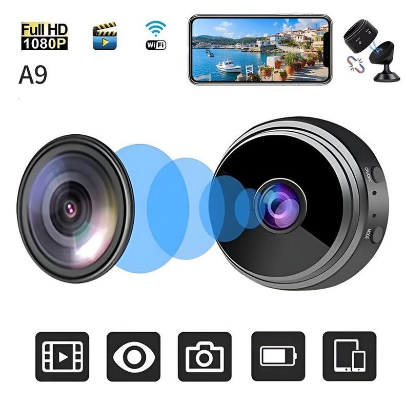 Mini Camara Espia Seguridad Inalambrica Interior Hogar Lau-4