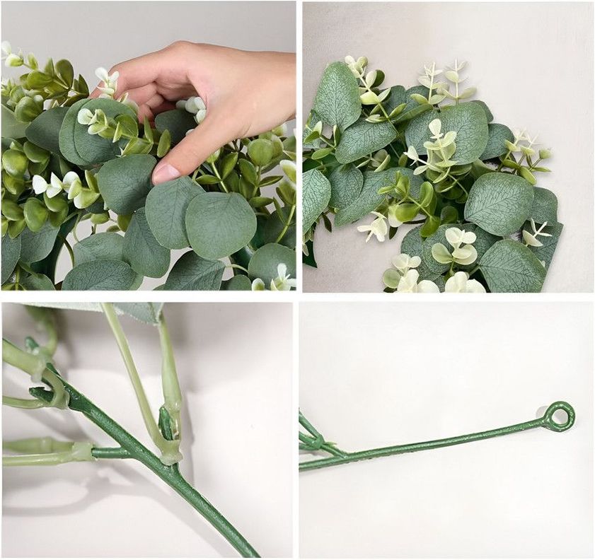 Flor Planta Artificial Guirnalda Colgantes Decorativas Lau-2