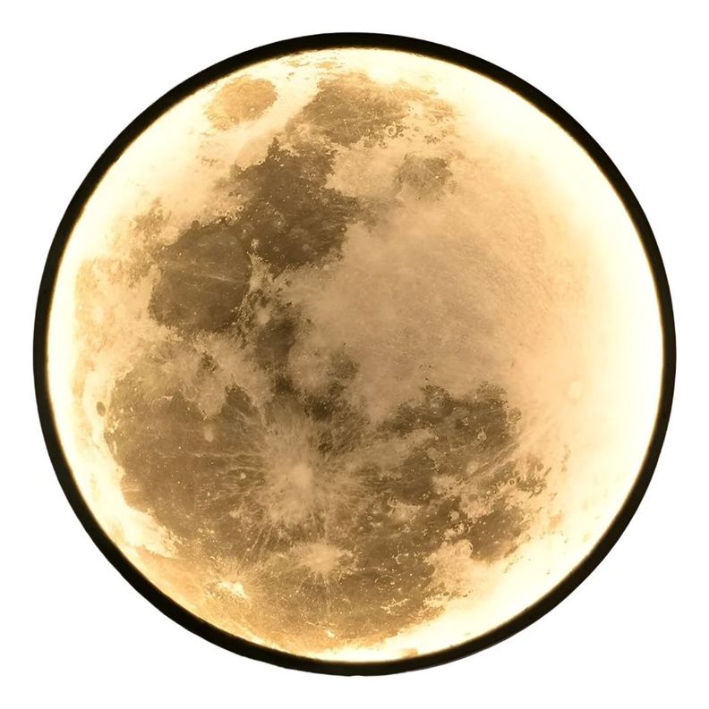 Aplique Pared Luna 3D Lámpara LED Techo Decoración Jhn-0