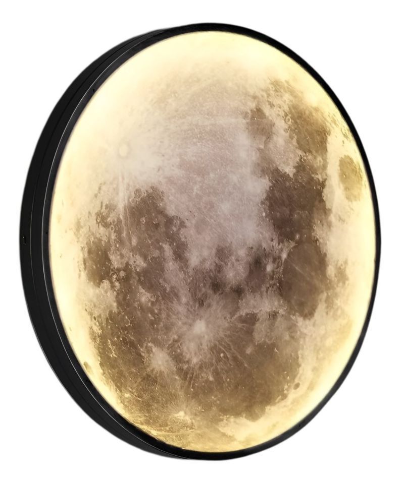 Aplique Pared Luna 3D Lámpara LED Techo Decoración Jhn-1