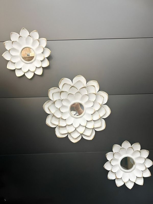 Espejo Decorativo Flor Bohemio Pared Sala Hogar Lau-3