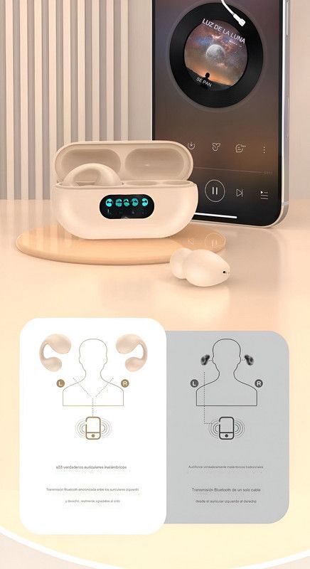 Audifonos Air52 Inalambricos Bluetooth Ergonomico Lau-7