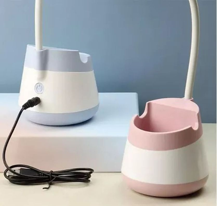 Lámpara Mesa Bolígrafo Bisagras Oficina Recargable USB Lau-3