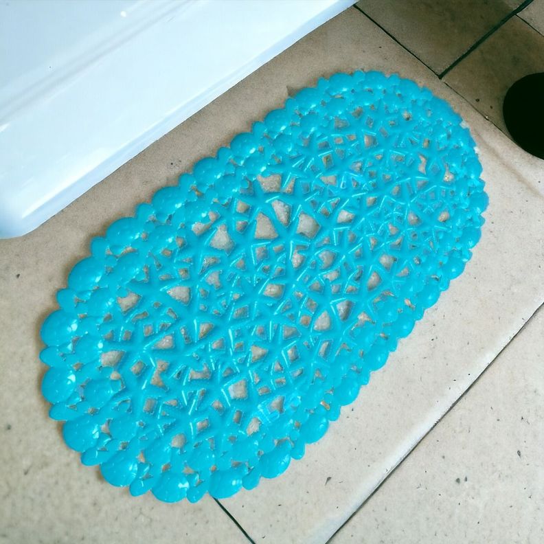 Set de 4 Alfombra Baño Antideslizante Ducha Marino Jhn -8