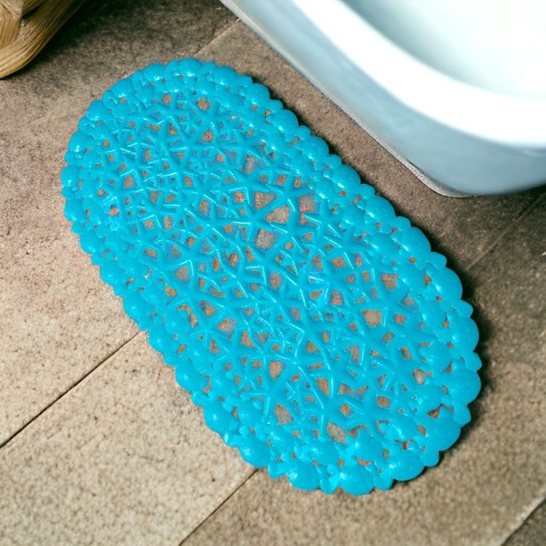 Set de 4 Alfombra Baño Antideslizante Ducha Marino Jhn -9