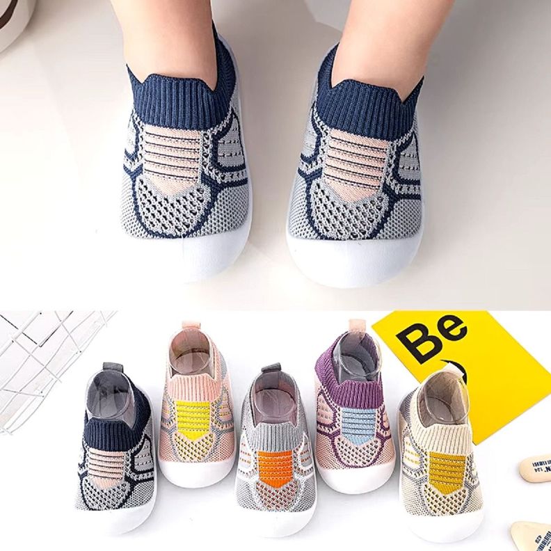 Set de 2 Zapato Bebé Calcetín Antideslizante Suave Jhn-2