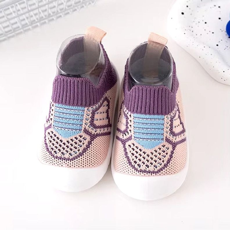 Set de 2 Zapato Bebé Calcetín Antideslizante Suave Jhn-7