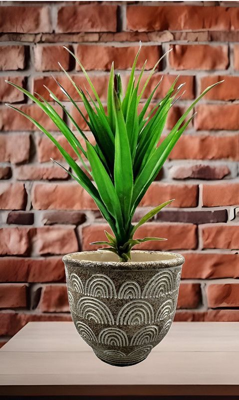 Maceta Hormigon Arcilla Plantas Jardin Cesped Adorno Lau-6