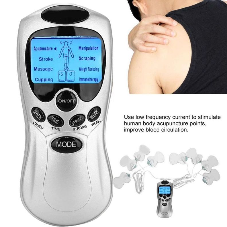 Masajeador Pulso Terapia Pantalla LCD Corporal Alivio Lau-8