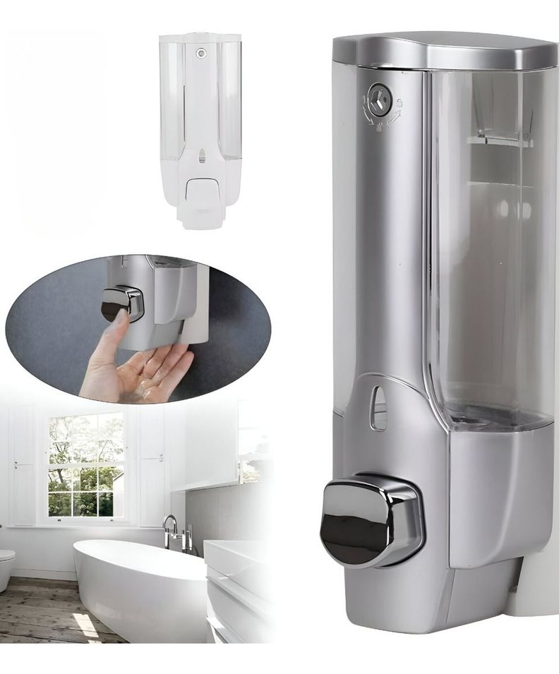 Dispensador Jabón Líquido Despachador Loción Pared Gel Jhn-4