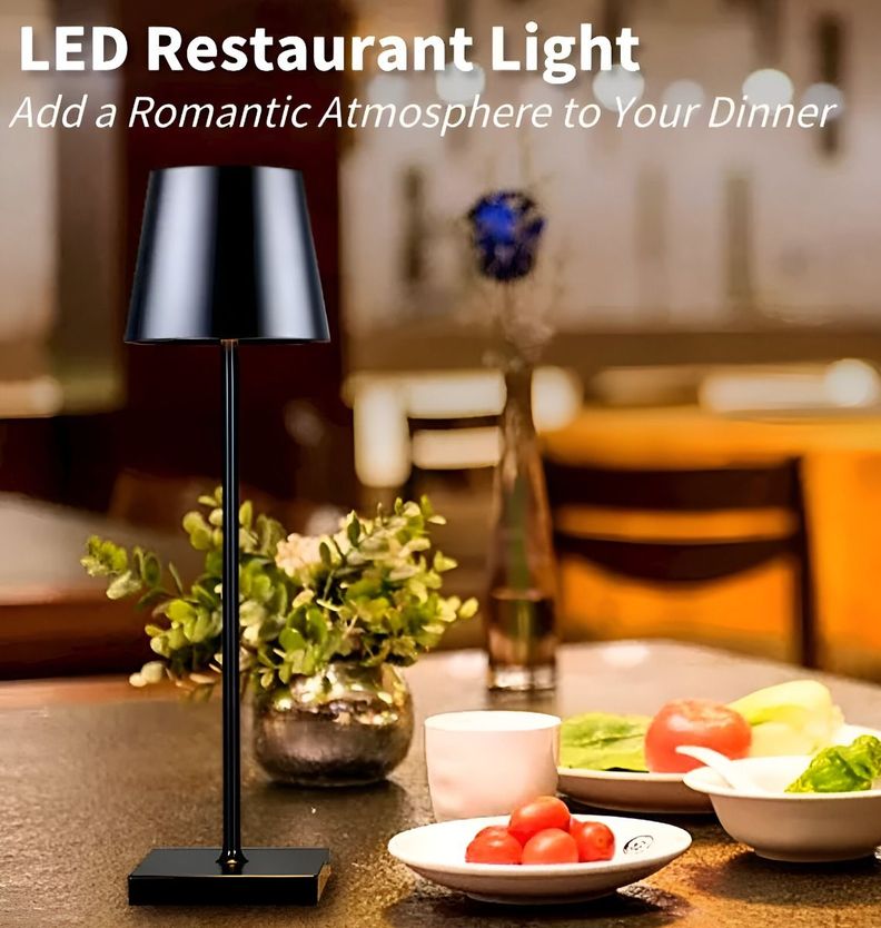 Lámpara Mesa Táctil Led Inalámbrica Usb Luz Noche Jhn-7