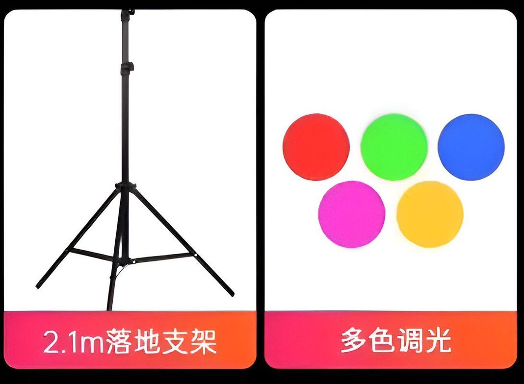 Iluminacion Foco Spotlight RGB Fotos Escenario Luce LED Lau -6