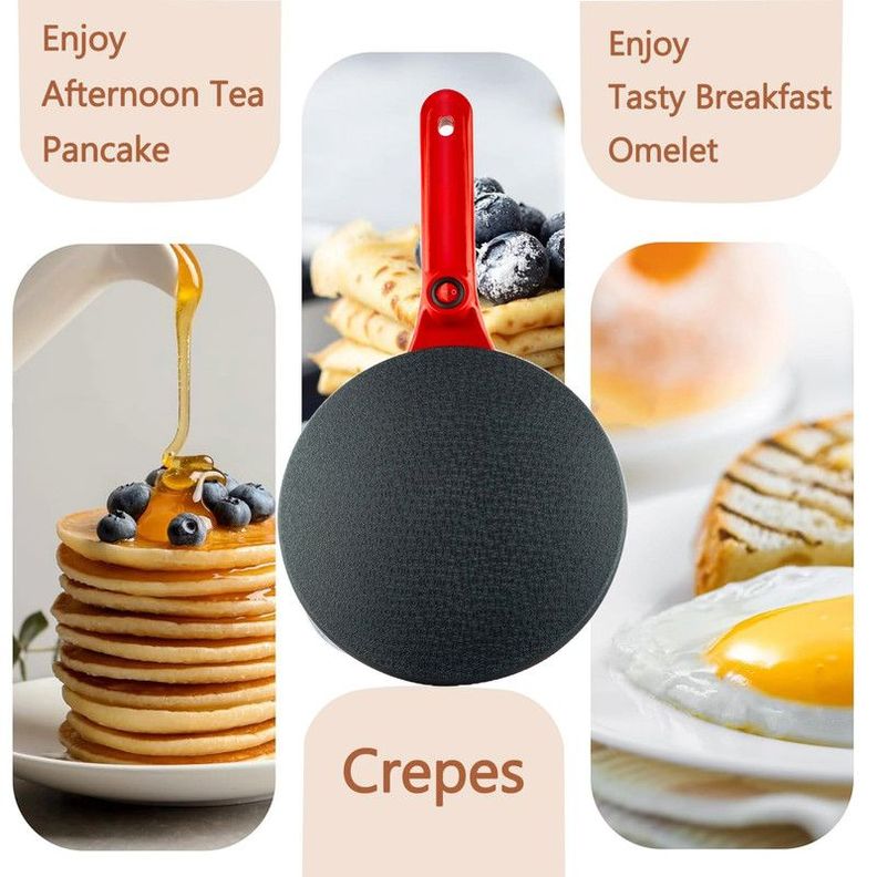 Crepera Sarten Antiadherente Mango Resistente Cocina Lau-8