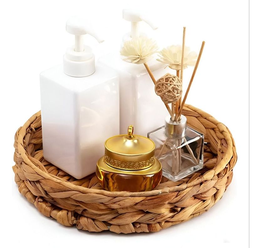 Set de 3 Bandeja Cesta Almacenamiento Jacinto Natural Jhn-5