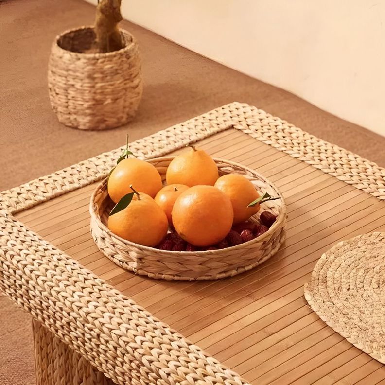 Set de 3 Bandeja Cesta Almacenamiento Jacinto Natural Jhn-6
