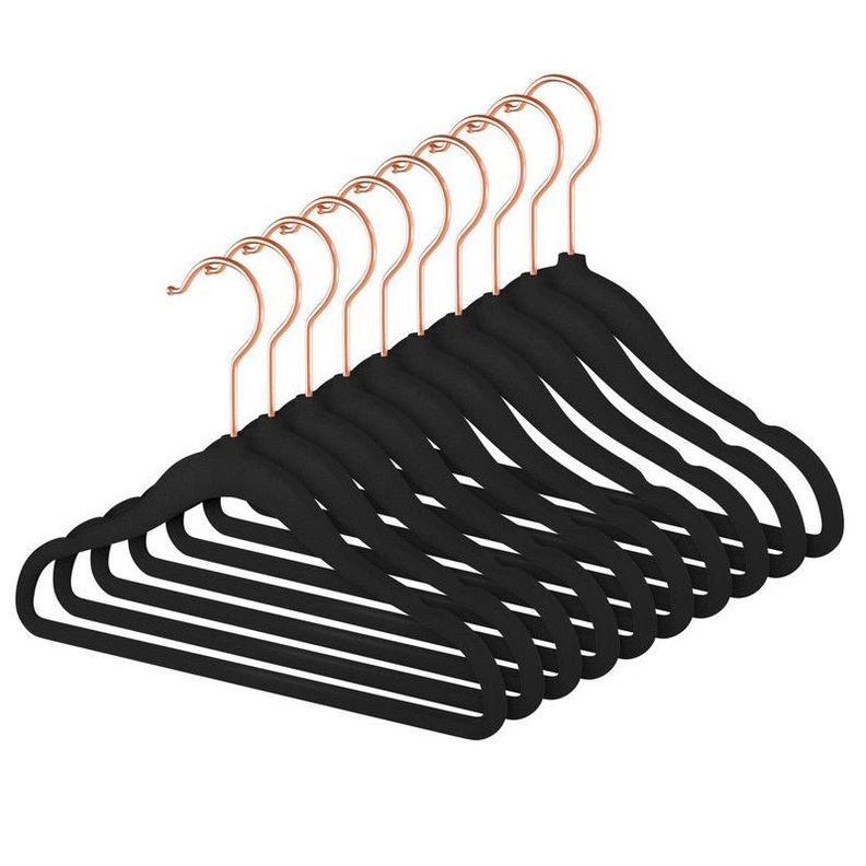 Set 20 Perchas Terciopelo Ropa Comodo Antideslizante Lau-1