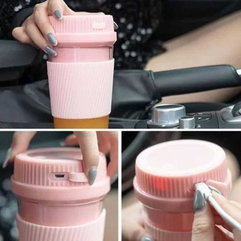 Batidor Licuadora Portatil Vaso Recargable Mini Extractor Jugo Lau-2