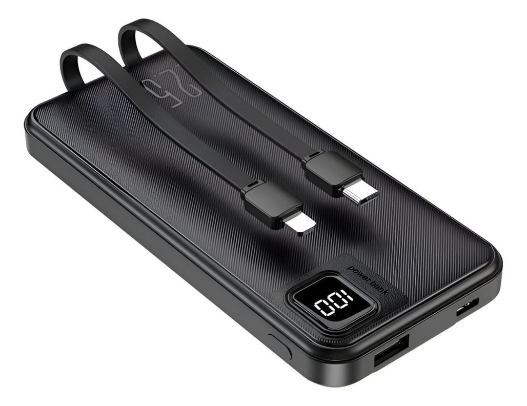 Cargador Inalámbrico Carga Rápida Portátil Pantalla LED 2en1-1