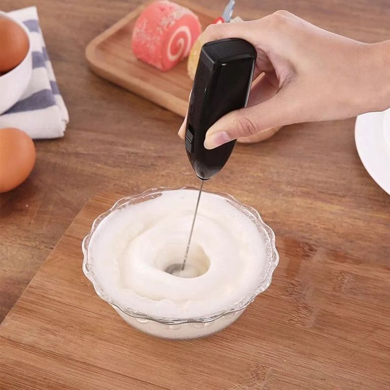 Batidora Mini Mano Mezclador Recargable Cocina Lau -6