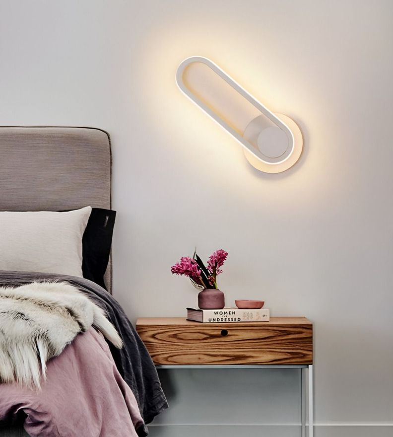 Lámpara Aplique Pared Giratoria Decorativa 3 Modos Jhn-5