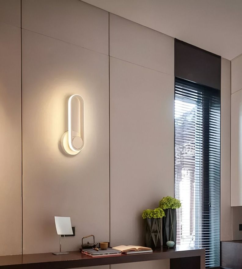 Lámpara Aplique Pared Giratoria Decorativa 3 Modos Jhn-6