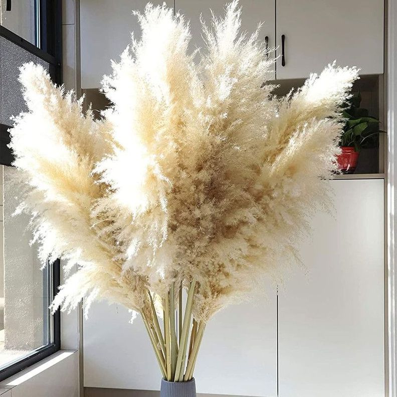 Set 2 Plantas Pampas Artificiales Esponjosa Deco Bohemia Lau-7