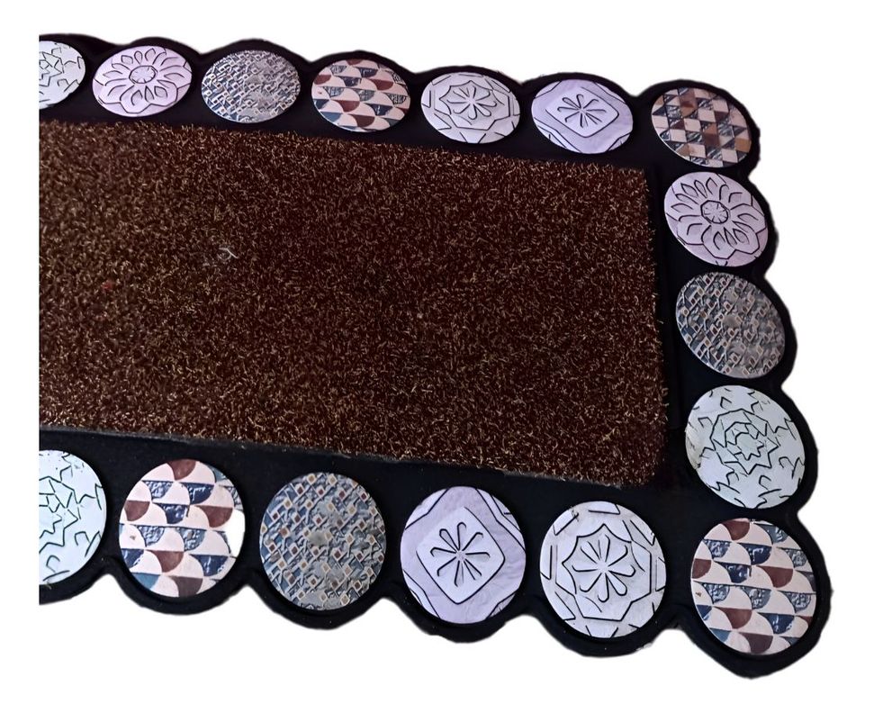 Alfombra Decorativa Goma 3D Interior Exterior Jhn-1