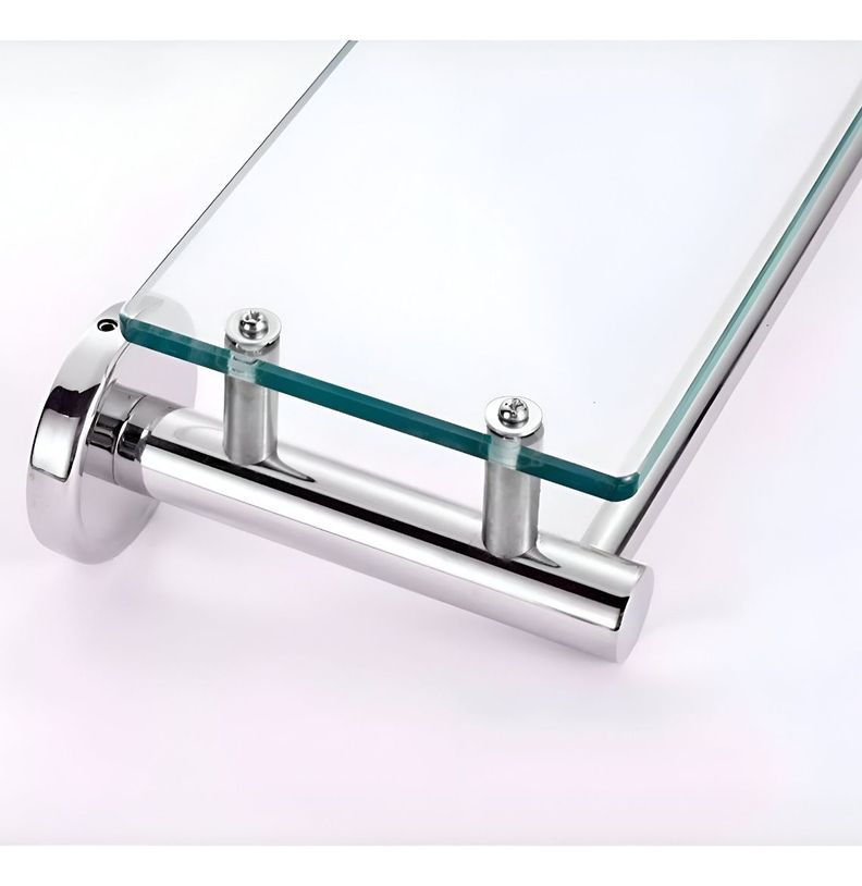 Estante Baño Repisa Estante Vidrio Templado Pared Jhn-7