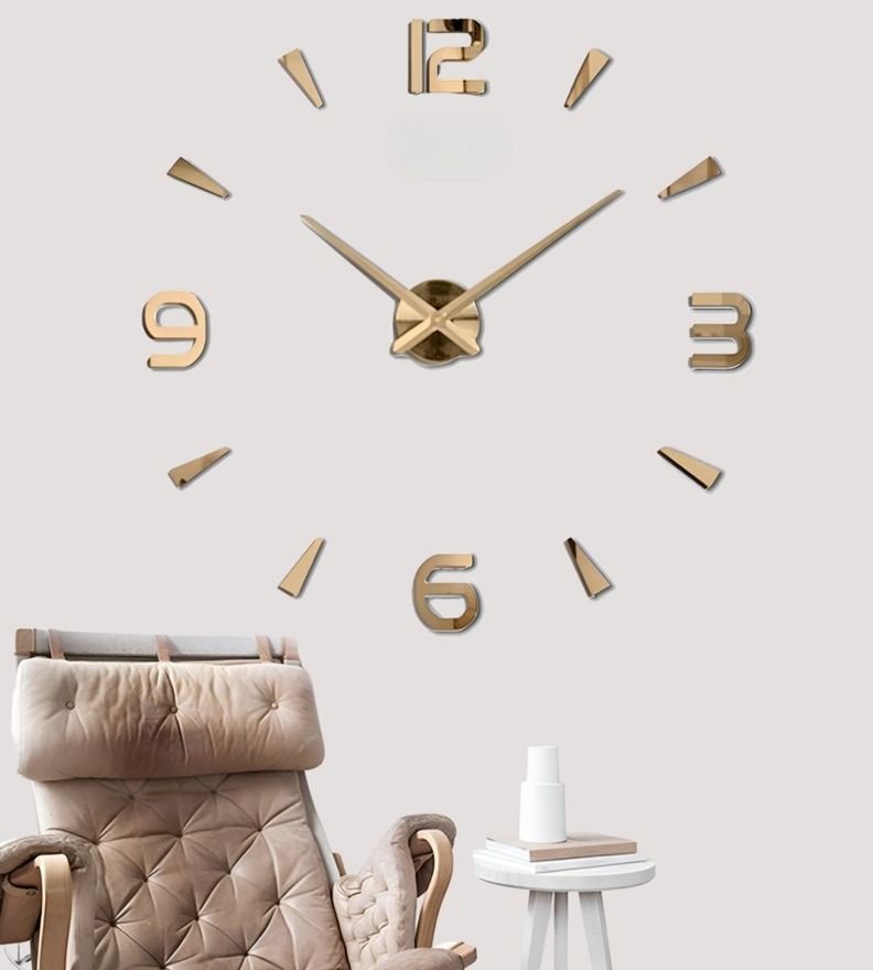 Reloj Pared Moderno 3D Acrílico Decoración Hogar Grande Jhn-1