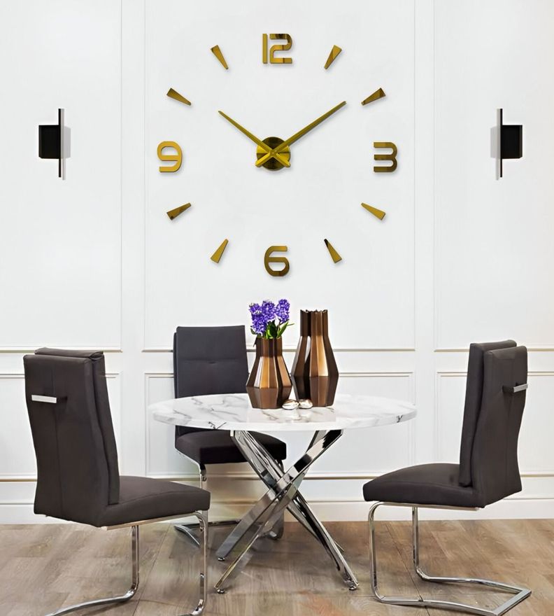 Reloj Pared Moderno 3D Acrílico Decoración Hogar Grande Jhn-3