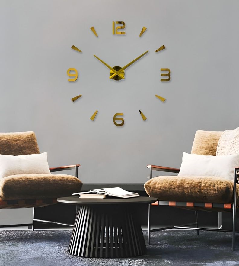 Reloj Pared Moderno 3D Acrílico Decoración Hogar Grande Jhn-4