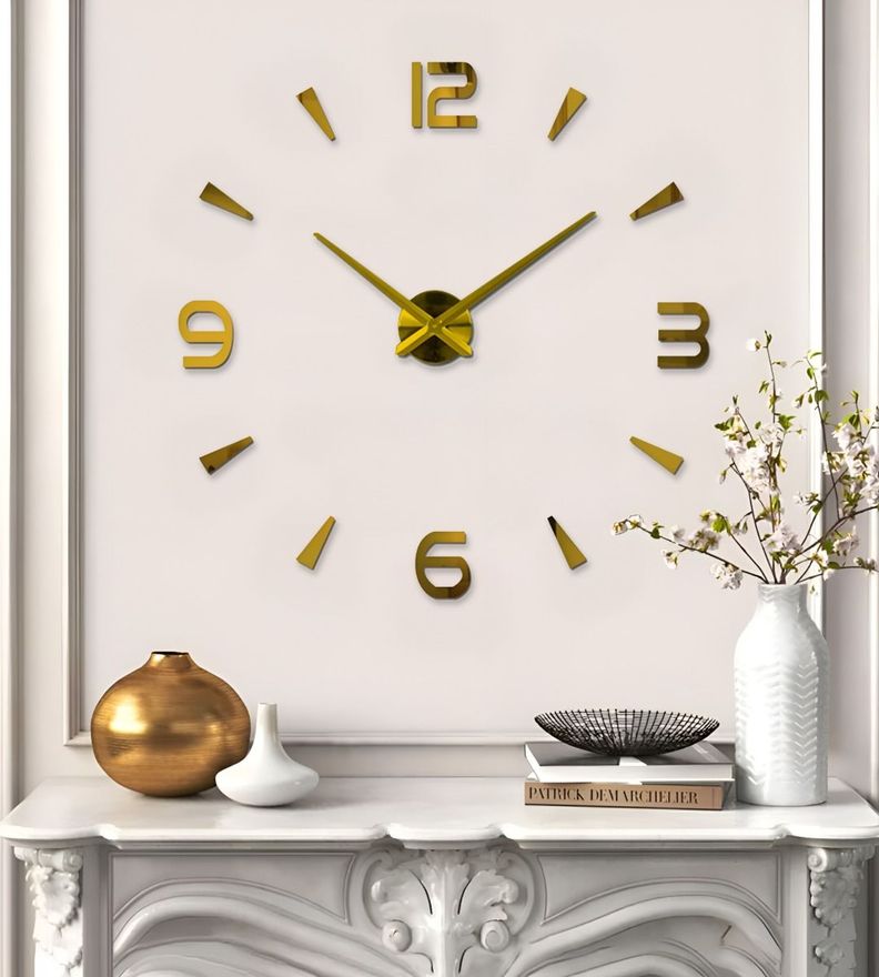 Reloj Pared Moderno 3D Acrílico Decoración Hogar Grande Jhn-6