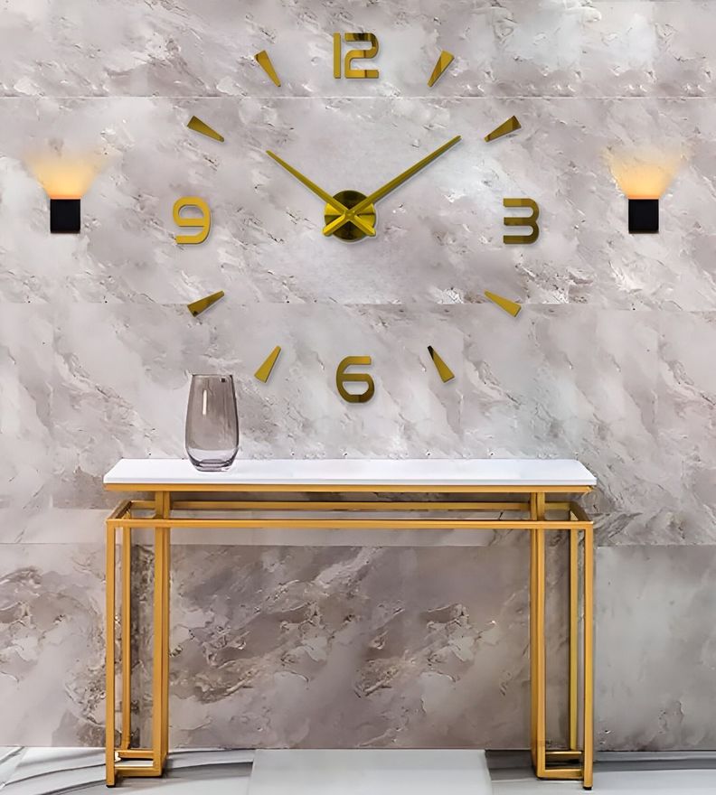 Reloj Pared Moderno 3D Acrílico Decoración Hogar Grande Jhn-7