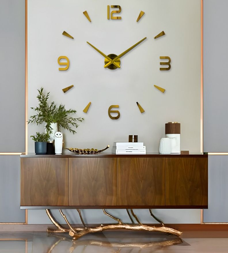 Reloj Pared Moderno 3D Acrílico Decoración Hogar Grande Jhn-8