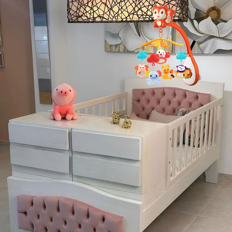 Móvil Musical Cuna Bebé Juguete Giratorio Sonajero Jhn-4