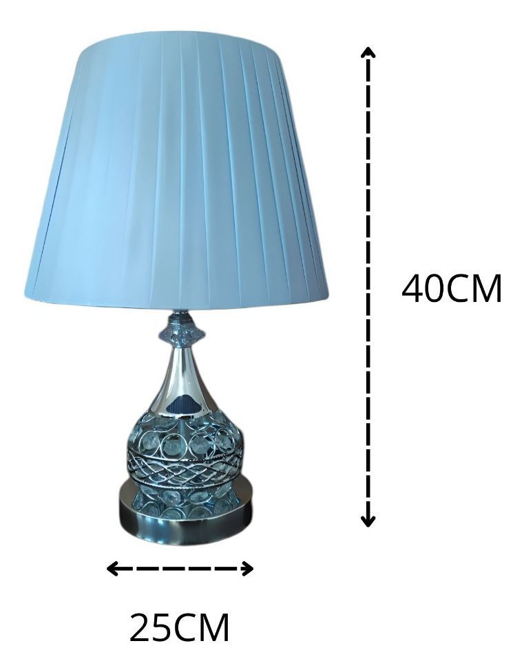 Lámpara Mesa Lectura Minimalista Noche Decorativa Gris Jhn-9