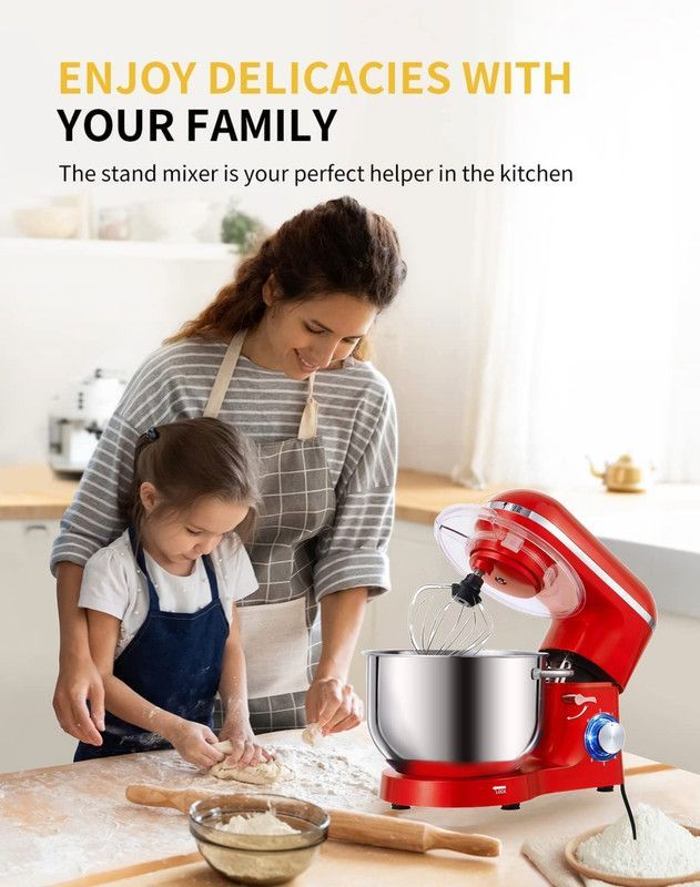 Batidora 3en1 Planetaria Pedestal 1100W Reposteria Lau-7