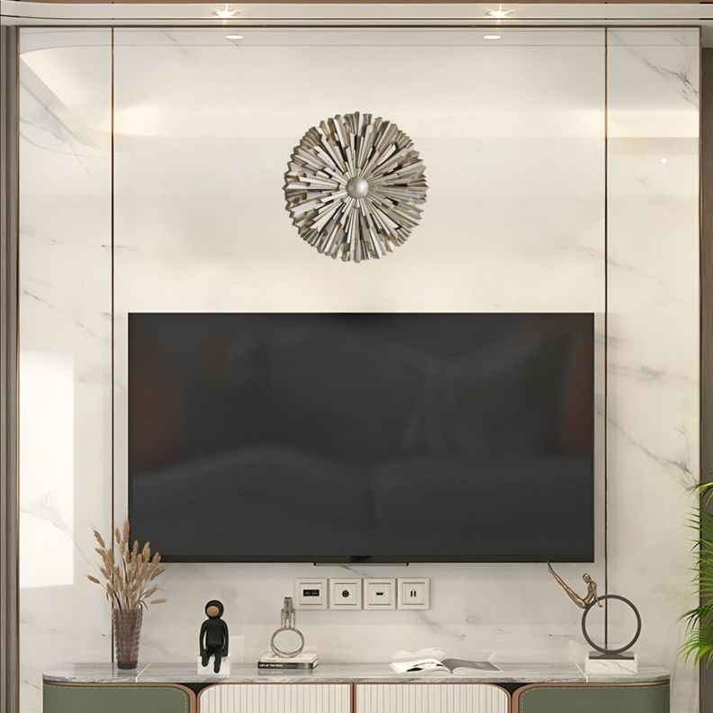 Figura Decorativa Redonda Pared Escultura Mural 3D Jhn-3