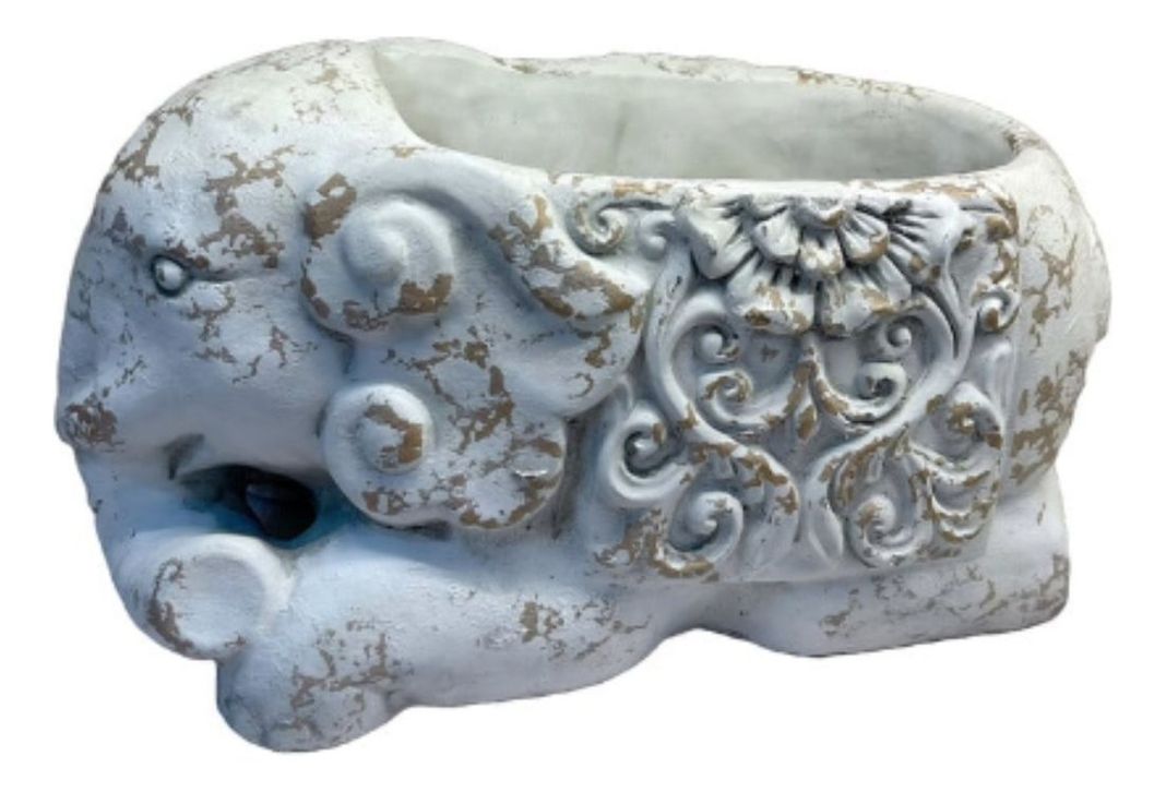 Portavela Candelabro Elefante Decorativo Jhn-0