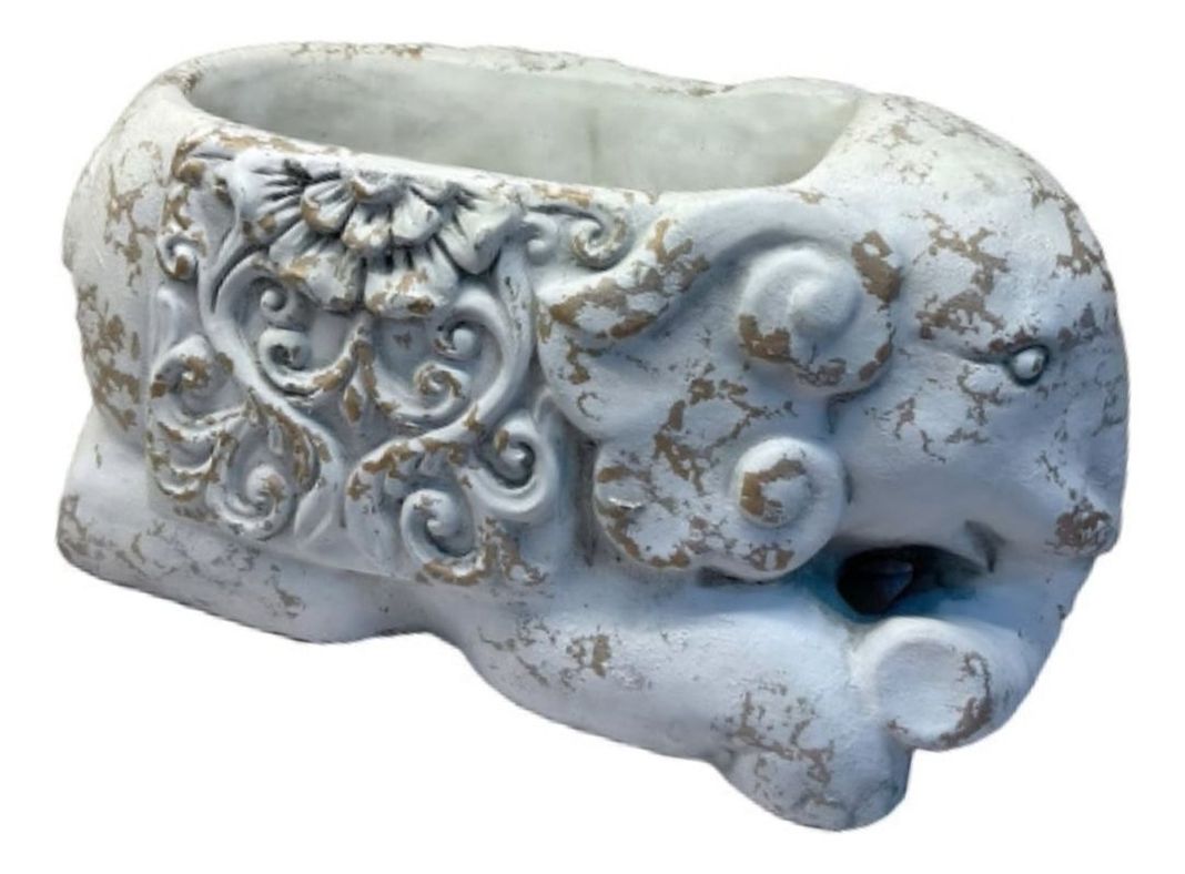 Portavela Candelabro Elefante Decorativo Jhn-1