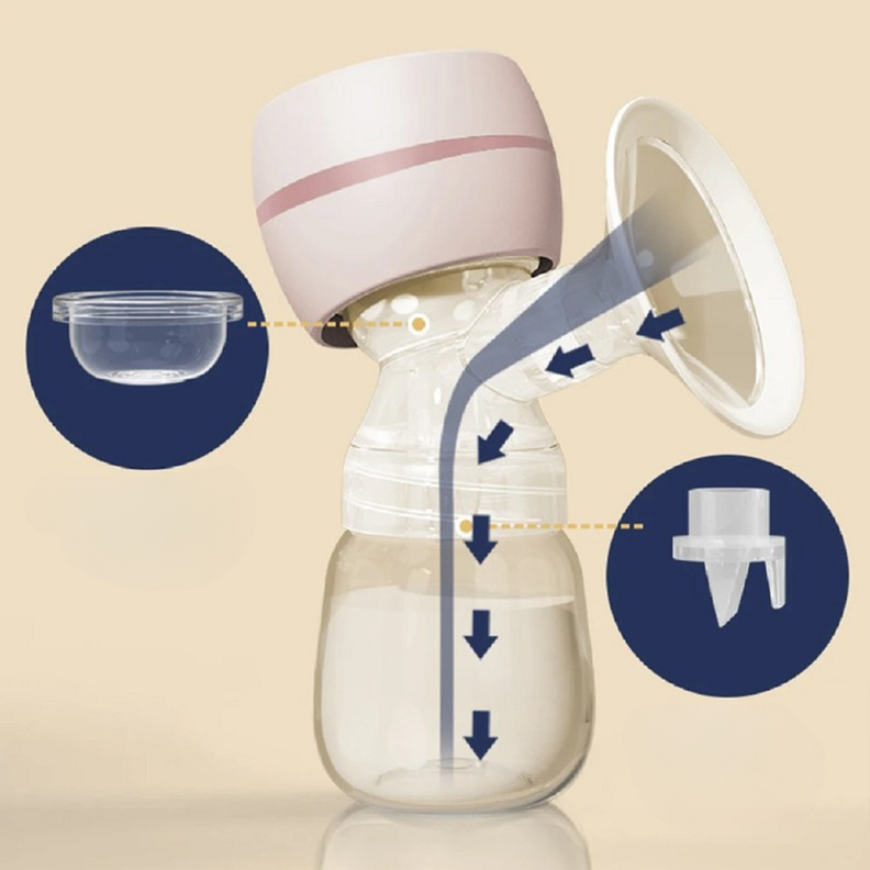 Extractor Leche Inalambrico Portatil Lactancia Mama Bebe Lau-6